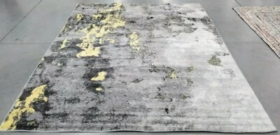 Alfombra Mancha Trasera GRIS/AMARILLA 8' X 10', Precio Reducido 1172701779 ADR134H-8 Foto 1 de 4