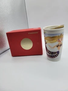 Starbucks Sirena Cerámica Vaso de Viaje 12oz Nuevo en Caja de Regalo - Imagen 1 de 20