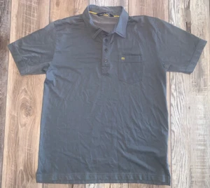 Travis Mathew Mens Large Gray Short Sleeve Golf Polo Shirt L - Picture 1 of 8