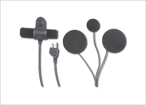 Auriculares de casco de cara cerrada con micrófono de pluma compatible con motocicleta Midland Intek - Imagen 1 de 1