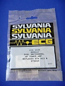 Amplificador de potencia de circuito integrado Sylvania ECG1220 réplica para NTE1218 STK 413 y 415 nos - Imagen 1 de 3