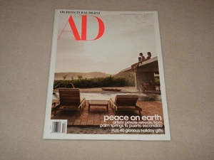 PEACE ON EARTH * ARTISTS' RETREATS December 2020 ARCHITECTURAL DIGEST MAGAZINE - Imagen 1 de 4