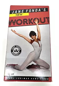 Jane Fonda's New Workout VHS tape (TESTED) - Picture 1 of 13