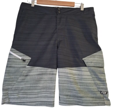 Pantalones Cortos Fox Racing Ranger Para Hombre 34 Negro Bicicleta de Montaña Ciclismo Rendimiento 11" Foto 1 de 4
