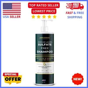 Natural Sulfate-Free Shampoo: Gentle Cleanser for Color Treated Hair Women & Men - Picture 1 of 6