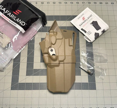 Safariland 7395RDS LH Duty Holster, SIG P320 X-FIVE + LIGHT & RED DOT -LEFT HAND - Image 1 of 4