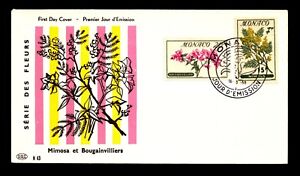 Monaco 1959 Flowers FDC / Bougainvilliers - L11595