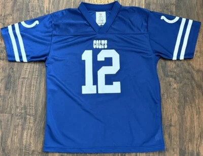 NFL Team Apparel Indianapolis Colts Andrew Luck #12 Youth Jersey Large 14/16 - Image 1 of 4