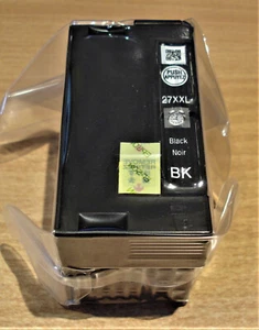 GENUINO EPSON 27XXL Cartucho Negro ORIGINAL T2791 RELOJ ALARMA Sello Vac Tinta 2023 - Imagen 1 de 2