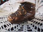 Bronze Copper Real Vintage Baby Shoes Marked: Barbara  dated 1/29/1938