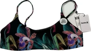 Hurley Women's Orchid Snack Adjustable Scoop Bikini Top Size XL - Picture 1 of 6