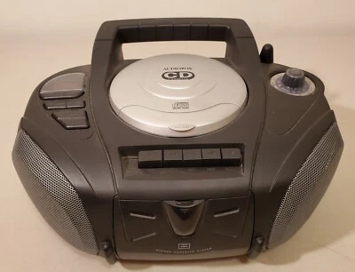 Audiovox - CD1791 - CD/cassete portátil - Caixa de som de rádio AM/FM - Testado - Imagem 1 de 4