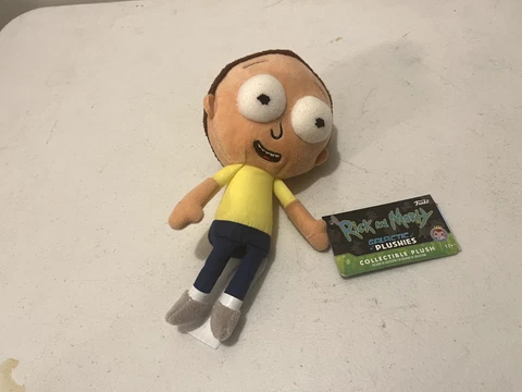 USED FUNKO RICK AND MORTY PLUSH STUFFED TOY 9" TALL MORTY Cover