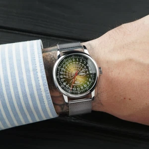24 - Stunden Vintage Herrenuhr Polyarnie - Antarktis 90er Jahre, Automatik - Bild 1 von 4