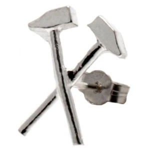 West Ham United FC Sterling Silver Stud Earring - Brand New Official Merchandise - Imagen 1 de 2