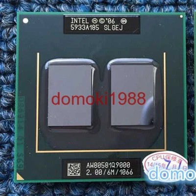 Intel Core 2 Quad Q9000 SLGEJ 2.0 GHz/6M/1066MHz Socket P AW80581GH0416M CPU - Image 1 of 4