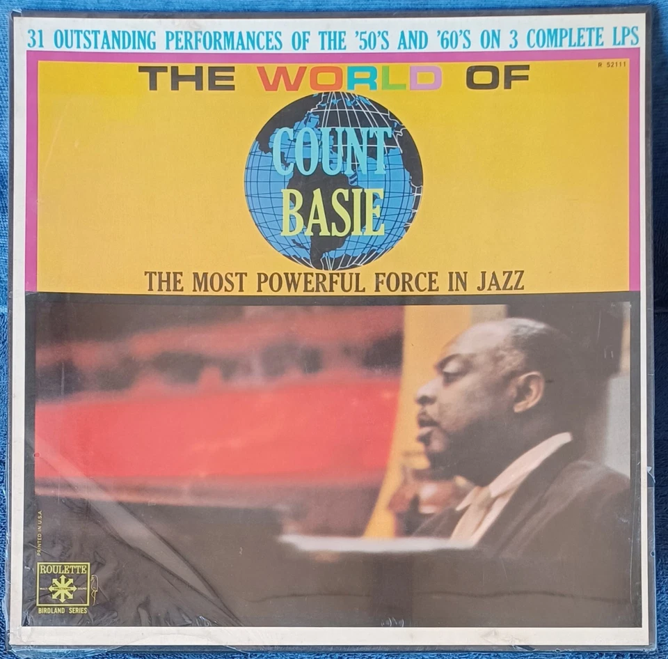 COUNT BASIE - WORLD OF  COUNT BASIE  - ROULETTE - (3) LP BOX SET - SEALED - Image 1 of 1