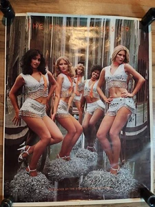 1979 Vntg PONY EXPRESS CHEERLEADERS Poster Denver Broncos 23x29 Man Cave Bar - Picture 1 of 9