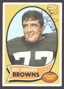 DICK SCHAFRATH 1970 Topps #143 AUTOGRAPH Auto BROWNS Signed d.2021 - Picture 1 of 1