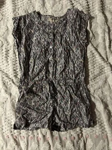 Peek Girls Romper XL 10 Floral Shorts Outfit One Piece - Picture 1 of 5