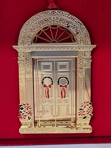 1987 White House Historical Association Christmas Ornament W/ original box COA - Picture 1 of 8
