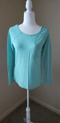 Rue 21 женщин светло-зеленый длинным рукавом круглый вырез комфорт мягкий свитер s M - Изображение 1 из 4