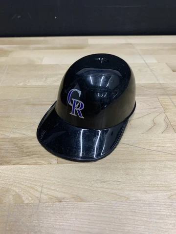 Vintage Laich Colorado Rockies Mini Ice Cream Helmet Bowl Black / Purple 5” Cover