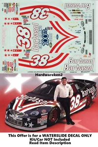 NASCAR DECAL #38 BARBASOL 1999 BGN FORD TAURUS GLENN ALLEN SLIXX 1/24 - Picture 1 of 3
