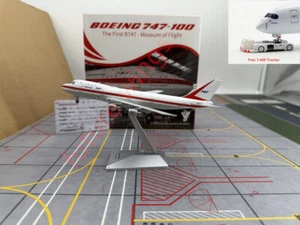 1:400 YY Wings Boeing 747-100 N7470 "First Flight" mit Ständer + gratis Traktor - Bild 1 von 23