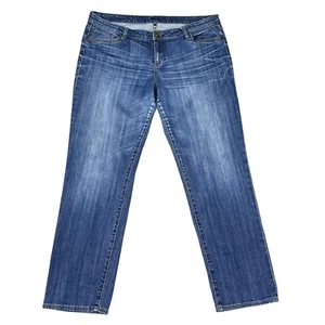 Kut from the Kloth Medium Wash Straight Leg Blue Jeans Sz 16 - Picture 1 of 6