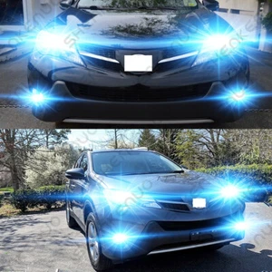 Faro delantero alto/bajo + kit de bombillas antiniebla 8000 k para Toyota RAV4 2013 2014 2015 8000 K - Imagen 1 de 12