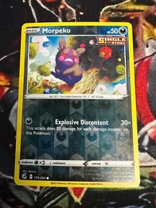 Morpeko 179/264 Swsh08: Fusion Strike Reverse Holo - Picture 1 of 2