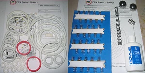 1978 Atari Space Riders Pinball Machine Tune-up Kit - Includes Rubber Ring Kit - Picture 1 of 1