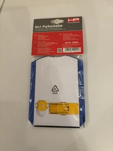 parkscheibe 5 in 1  eiskratzer, einkaufswagenchip, reifenprofilm., wasserabstr. - Bild 1 von 2