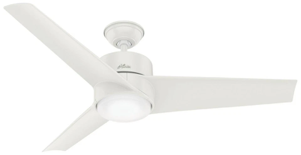 Ventilador Hunter Havoc-WeatherMax 54" blanco grado marino con control de pared Foto 1 de 1