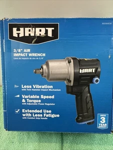 NUEVA LLAVE DE IMPACTO DE AIRE HART 3/8" con velocidad variable y par #665064638 - Imagen 1 de 9