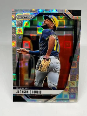 Jackson Chourio 2025 Panini Prizm Pandora/199 Tarjeta #108 Milwaukee Brewers Foto 1 de 2