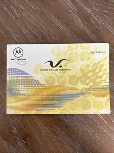 Motorola Cyfrowy telefon bezprzewodowy SJN9939A Instrukcja obsługi Przewodnik użytkownika - Zdjęcie 1 z 4