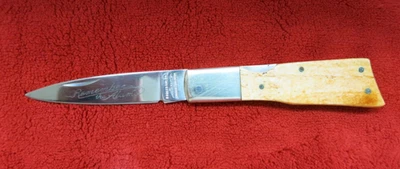NAVAJA DE BOLSILLO PARKER CUTLERY "RECUERDA EL ÁLAMO" HUESO GUNSTOCK Foto 1 de 4