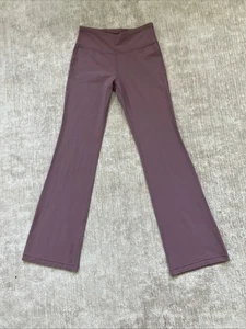 Athleta Girl High Rise Chit Chat Flare Pant Purple Mauve Girls Size Large L - Picture 1 of 8