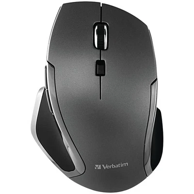 VERBATIM® Cordless Blue-LED Deluxe Notebook Mouse, Ergonomic, 6 Buttons,... - Image 1 of 3