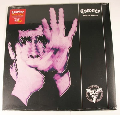 SEALED MINT CORONER MENTAL VORTEX PURPLE VINYL REMASTERED LP NOISE NOISELP060 - Image 1 of 3