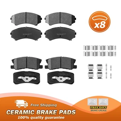 Kit Pastillas Freno Cerámicas Delanteras y Traseras para Mitsubishi Endeavor Grandis Montero Foto 1 de 4