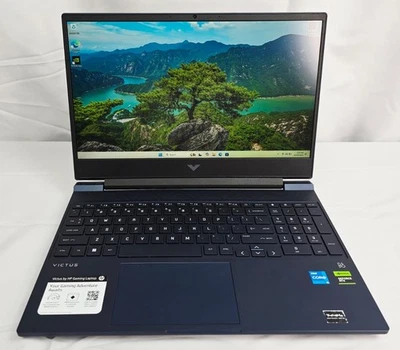HP Victus Gaming Laptop 15-fa0033dx 15.6" i5-12450H 32GB RAM 512GB SSD RTX 3050 - Image 1 of 4