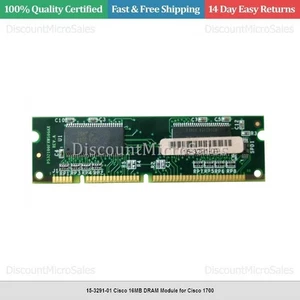 15-3291-01 Cisco 16MB DRAM Module for Cisco 1700 - Picture 1 of 1