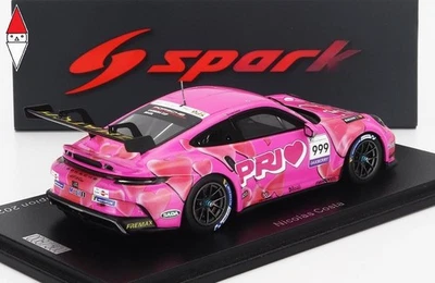1/43 SPARK PORSCHE 911 992 GT3 CUP N999 PORSCHE CARRERA CUP BRAZIL CHAMPION 2023 - Immagine 1 di 2