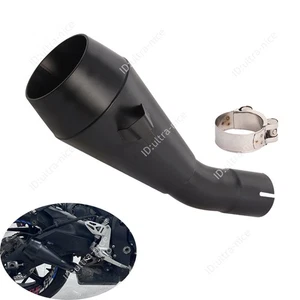 For Suzuki GSXR600 GSXR750 2011-2025 Exhaust Tips Slip On Muffler Silencer Black - Picture 1 of 10