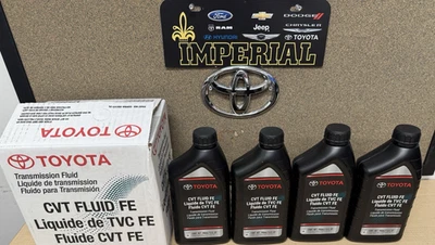 TOYOTA GENUÍNO OEM CVT FE FLUIDO DE TRANSMISSÃO 4 QUARTOS 00279CVTFE01 - Imagem 1 de 4