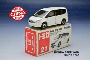 Tomica #21 HONDA STEP WGN, Tomy Model Diecast Collect Toy Vehicles Scale 1/64 - Picture 1 of 8