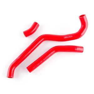 RED SILICONE RADIATOR HOSE KITS For 2004-2015 YAMAHA XT 660 R /XT 660 X - Picture 1 of 5